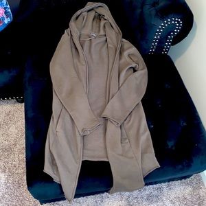 Hoody cardigan